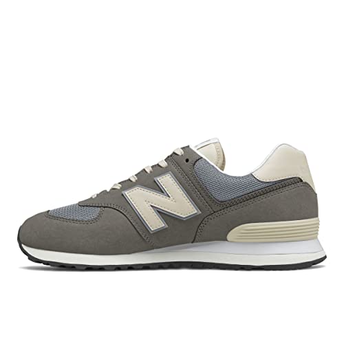 Image of New Balance Men's 574 V2 Premium Sneaker, Castlerock /Steel, 13 M