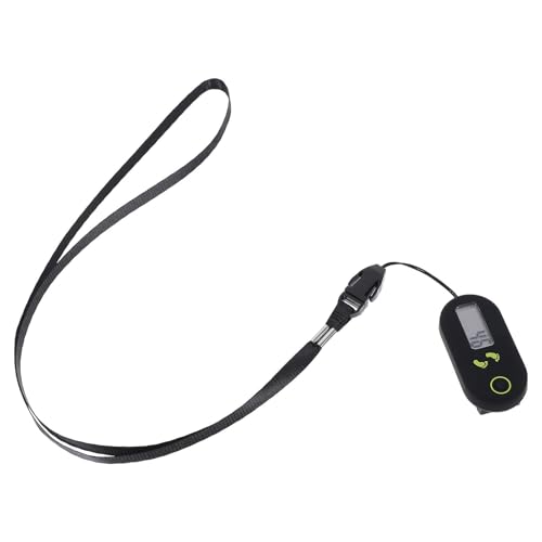 Veemoon 3D Digital Pedometer Accurate Step Counter Walking Distance Miles Calorie Counter Exercise Time Silent with Clip and Lanyard for Men Women Exercise