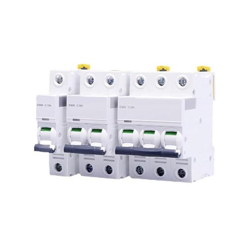 Disjoncteur IC65N Acti9 A9F18 Type C disjoncteur tétrapolaire 4P 6A haute performance