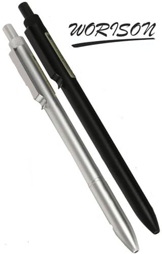 Image of worison 0.7mm Mechanical Pencil set 1 White and 1 Black Pencil