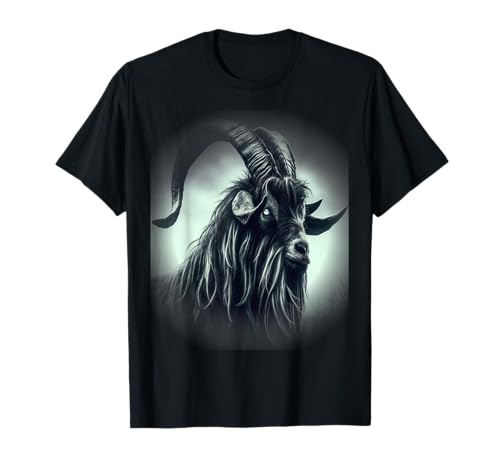 Mens Old Goat Intense Stare Funny Old Ram T-Shirt
