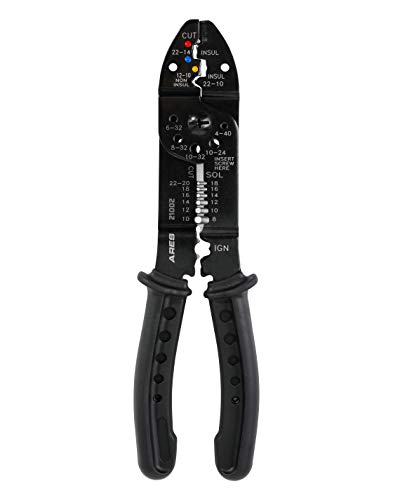 ARES 21002-9-inch Wire Stripper, Crimper, and Cutter Electrical Multi-Tool -