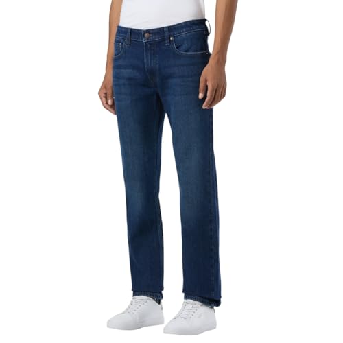 Image of Pepe Jeans Men's Straight Fit Jeans|Mid Rise |Stretchable Fabric| Jeans for Men | Available in Plus Size