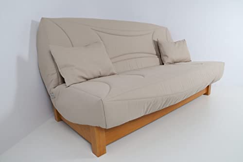 Housse CLIC CLAC 130x190 matelassée Mastic par Hévéa Sélection - 4