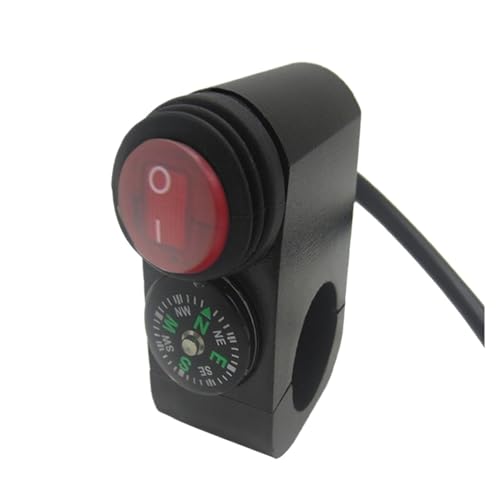 Interruptor de Manillar ATV y Moto de 22mm para Control de Luces de Emergencia 4