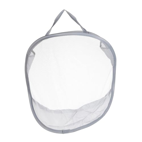 Alipis 1pieza Cesta De Ropa Sucia Plegable Para Colgar Pared Bolsa De Almacenamiento Multifuncional Para Hogar Dormitorio Y Baño Gris