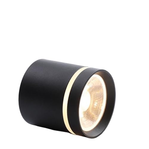 Luces LED de techo cilíndricas con luz blanca fría para iluminar fondos oscuros