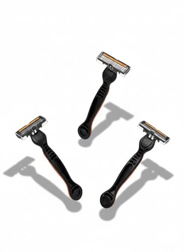 Image of WETELL PRECISE 3 Sensitive Triple Blade Disposable Razors for Men | 3-Blade Stainless Steel Shaver | Smooth & Gentle Shaving | Pack of 3 (WT202501)
