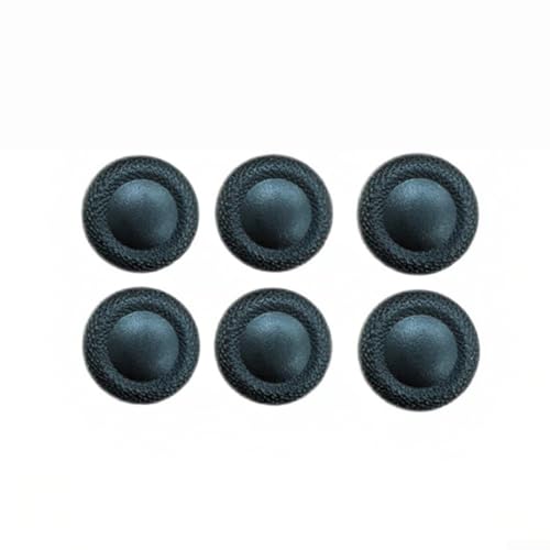 Oniissy Empuñaduras negras para el pulgar para PS5, PS4, PS5 Edge para mandos Xbox 360, palanca de mando de repuesto antideslizante con superficies texturizadas para control de juegos (6 piezas)