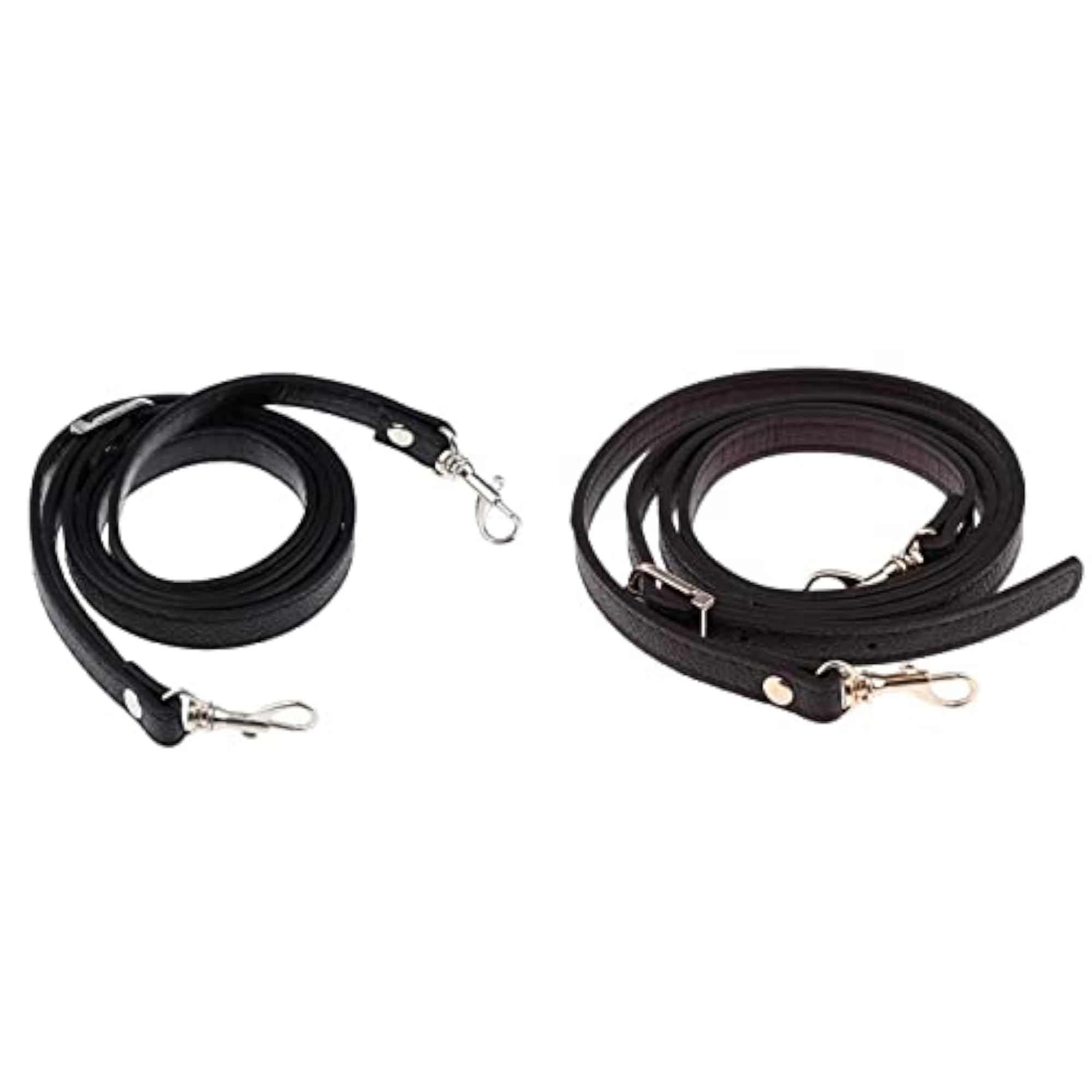 2x Adjustable PU Leather Shoulder Bag Strap Replacement