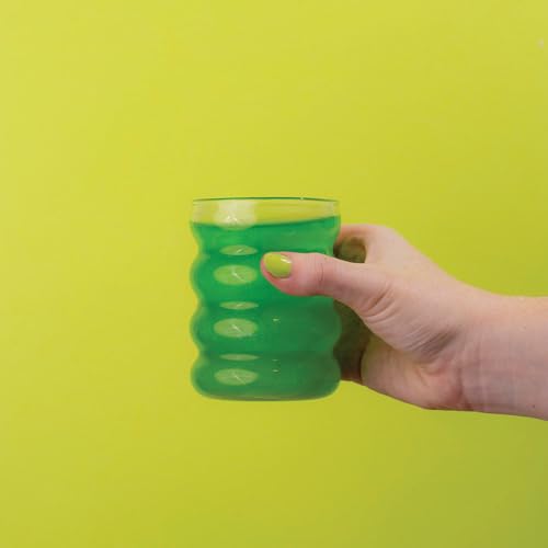 Image of Art of Sucre Green Cotton Drink Candy Glitter Bombs, Edible Glitter, Drop into Drinks, 4 Pieces