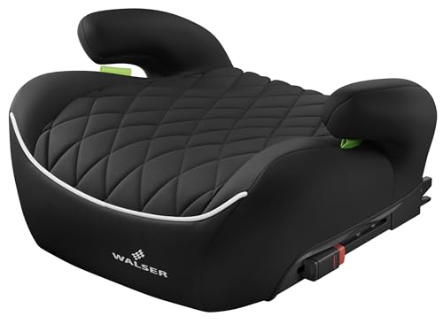 WALSER Premium seggiolino auto ISOFIX, seggiolino auto 125-150 cm, seggiolino auto Andy ultima norma 2024 ECE R 129, seggiolino auto bambino nero