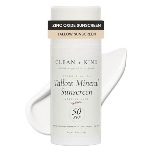 Organic Beef Tallow Sunscreen SPF 50 Vanilla