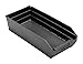 Black Shelf Bin,4"L x 17-7/8"W x 8-3/8"H