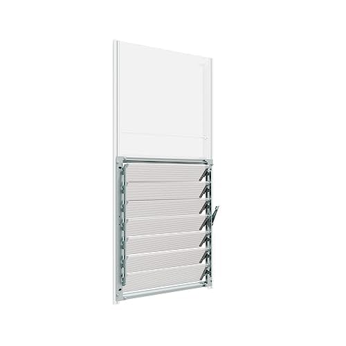 Palram Canopia Gewächshaus Zubehör Seitenlamellenfenster, Lamellenfenster Silber