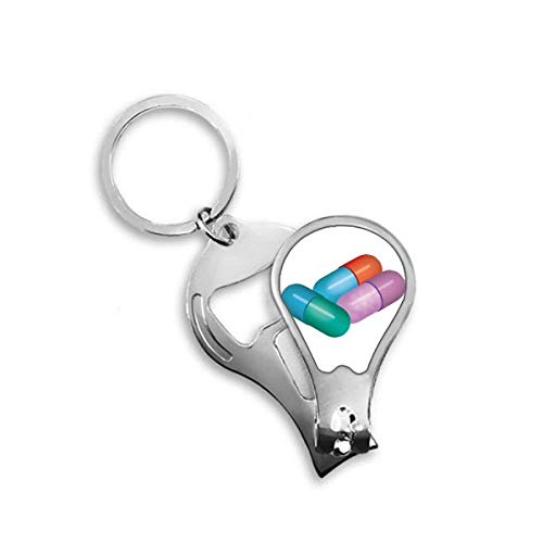 DIYthinker Capsule Pill Health Care Products Pattern Toenail Clipper Cutter