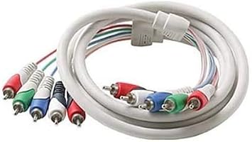 STEREN Composite Video Cables with Audio 12 Feet - 3.65 Meters - 3 RCA to 3 RCA - Supports 1080i - High Fidelity 257-512IV