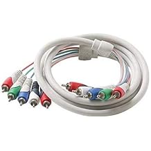 STEREN Composite Video Cables with Audio 12 Feet - 3.65 Meters - 3 RCA to 3 RCA - Supports 1080i - High Fidelity 257-512IV