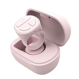 Tiktok Scrolling Ring for iPhone, Bluetooth Camera Remote Control, Phone Scroll Ring Page Turner, TIK Tok Scrolling Ring for iPhone iPad Android(D02, Baby Pink)