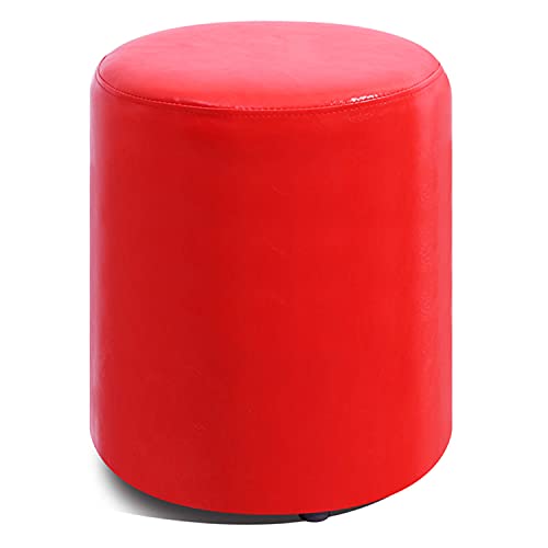 Taburete redondo elegante con estructura robusta de madera maciza 4