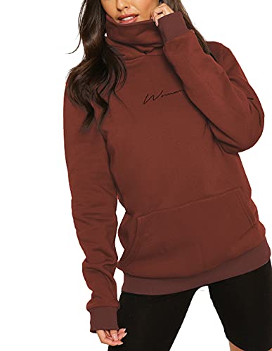 TrendiMax Damen Hoodie Kapuzenpullover Langarm Sweatshirt Winter Pullover...
