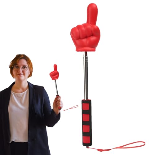 Bastón de enseñanza para el aula, Bastón de enseñanza para el aula - Puntero de dedo de acero inoxidable para aula - Indicador de guía de pizarra retráctil de presentación para reuniones y conferencia
