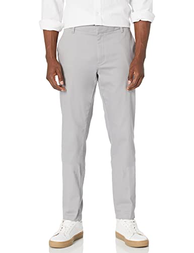 Image of Amazon Essentials Men's Slim-Fit Wrinkle-Resistant Flat-Front Stretch Chino Pant
