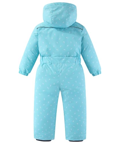 Image of Hiheart Boys Girls One Piece Snowsuit Waterproof Ski Snowboard Coverall