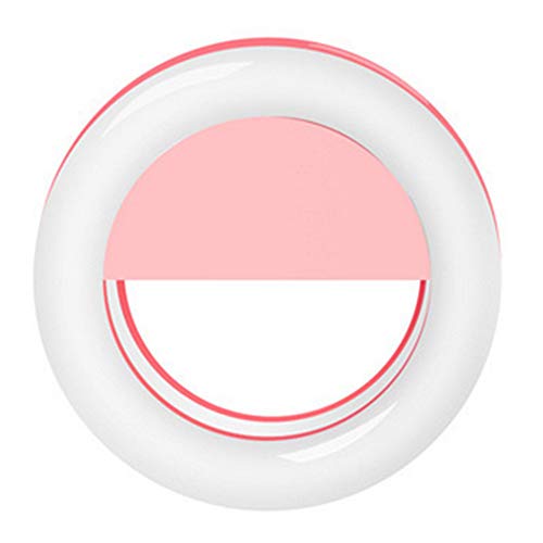 Sangmei Selfie portátil L-ED Light Ring Flash de preenchimento de câmera para celular Universal (ros