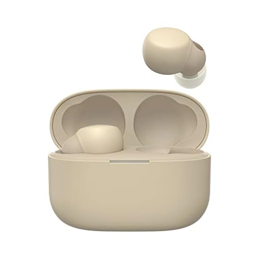 Sony LinkbBuds S - Auricolari True Wireless - Noise Cancelling - Fino a 20 ore di batteria con custodia - Compatibili con Alexa e Google Assistant - Microfono integrato - Bluetooth - Cappuccino