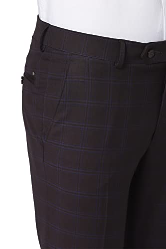 Image of Van Heusen Men's Regular Fit Polyester Blend Formal Business Suit Pants Set