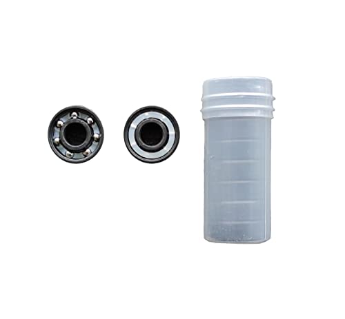 SUOFEILAIMU 8PCS 608 Ceramic/Steel Ball Bearings for Skateboard, Longboard Roller Skating, Surfboard, Drift Board, Scooter 8x22x7mm(Steel Ball)