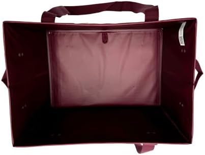 Earthwise Deluxe Collapsible Reusable Shopping Box Grocery Bag Set with Reinforced Bottom Bins Cubes (Set of 3) - Image 6