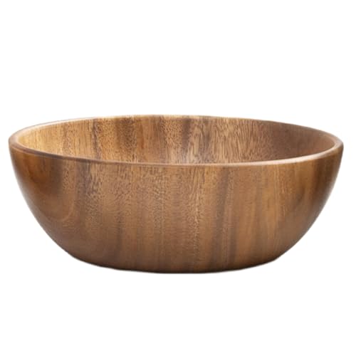木製 食器 サラダボウル ソウシジュ キャンプ アウトドア 皿 お皿 おしゃれ ボウル キャンプ食器 天然木 お茶碗 鉢 和風 洋風 軽い 割れにくい い キッチン用品 家庭用 旅館 飲食店 業務用 (直径20高さ7 cm)
