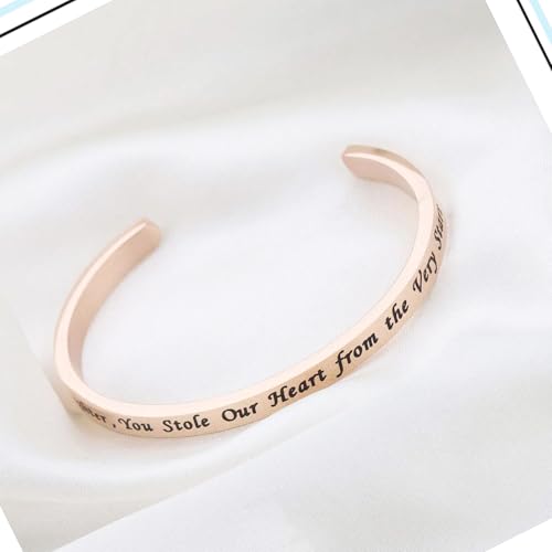 Image of FEELMEM Nana's Granddaughter Slider Bracelet Gift for from Nana Granddaughter Birthday Graduation Gift