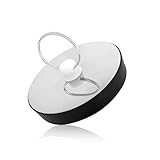 Photo Gallery tappo per vasca da bagno in acciaio inox, tappo di scarico universale per vasca da bagno e lavello, tappo in gomma resistente per doccia, tappo di scarico Photo Gallery tappo per vasca da bagno in acciaio inox, tappo di scarico universale per vasca da bagno e lavello, tappo in gomma resistente per doccia, tappo di scarico