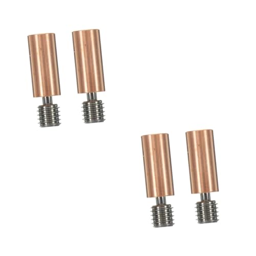 MUCKLILY 4pcs Printer Smooth Heatbreak Bi-metal Throat Tube Printer Part for Printing Bi-metal Heat Break Accessories Us
