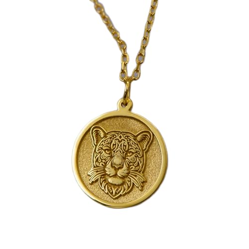 Collier lionne argent 925 LKBEADS : fini les bijoux ternes avec ce pendentif doré durable