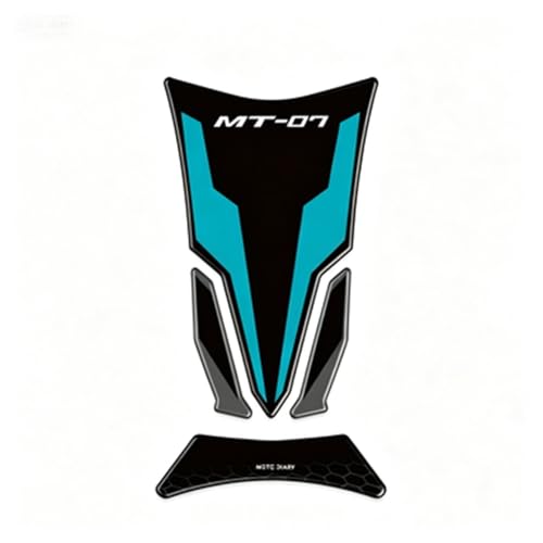 Agarre rodilla tanque Yamaha MT 07 antideslizante para frenadas