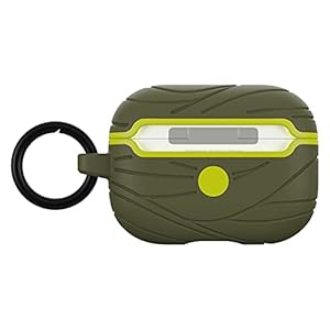 LifeProof koptelefoonhoes voor AirPods Pro, schokbestendig, valbestendig, ultradun, krasbeschermings hoes , inclusief karabijnhaak, duurzaam gemaakt, Groen