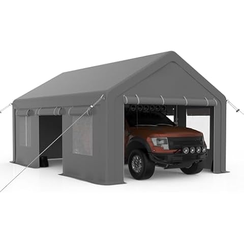 Tackview 10x20ft Heavy Duty Carport Cover