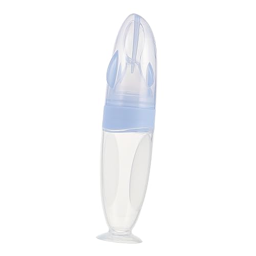 Vaguelly Cuchara De Silicona Para Pasta De Arroz Alimentador De Cereales Biberón Exprimidor Vaguelly Cuchara De Silicona Para Pasta De Arroz Alimentador De Cereales Biberón Exprimidor