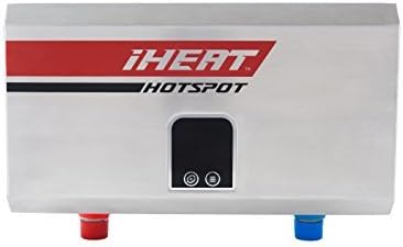 HS-4 110V 29A 3.2KW Stainless Steel Enclosure 7.7 width by 6.5 by 11.5 by 3 1/2CPT 36' AWG#10 Point of Use Electric Water Heater, 5.25 lb by iHeat Tankless