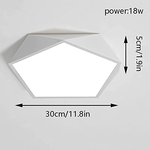 Plafonnier LED moderne à intensité variable avec télécommande de 28cm - 3