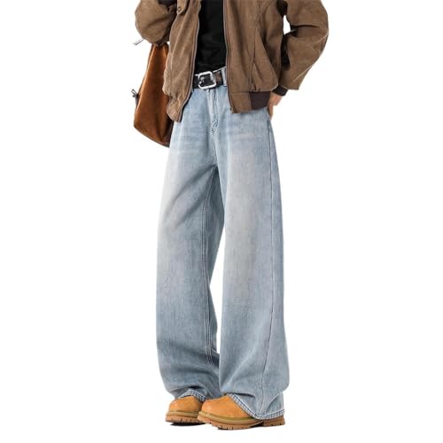 Men's American Straight Leg Black Denim Jeans2