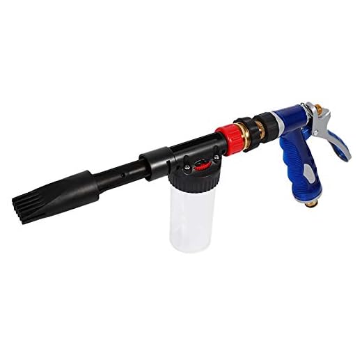 Yosoo Rociador de Pistola de Espuma de Lavado de Coches 2 en 1 nebulizador de cañón de Coche de Espuma de Nieve de Limpieza