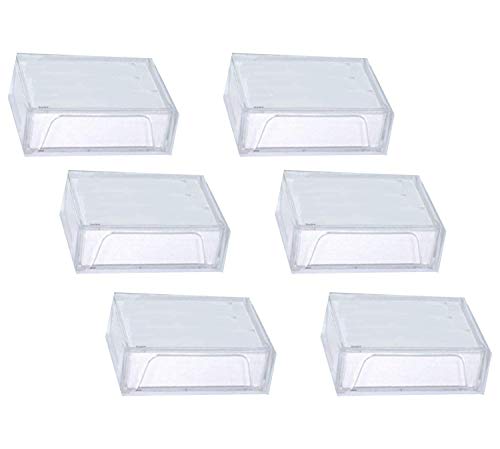 Image of New Transparent Safe Visiting /Business Name Card Box (Pack of 100)