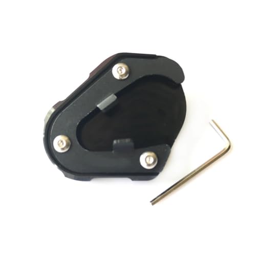 Plaque béquille moto Triumph Scrambler évite enfoncement sol meuble extension support