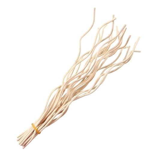 Varillas difusoras de ratán onduladas XUCZHAI de 28 cm color beige para ambientador de hogar 2