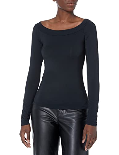 Rebecca Taylor Women's Modal Boat Neck Top